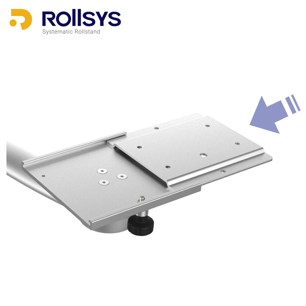 Wall Mount Articulating Arm with Fixed Angle Instrument Holder, WM005