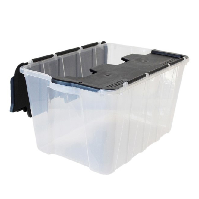 GSC TECHNOLOGIES GSC Technology 21 x 15 x 12in 49L Plastic FlipTop Storage Bin 211512C RONA