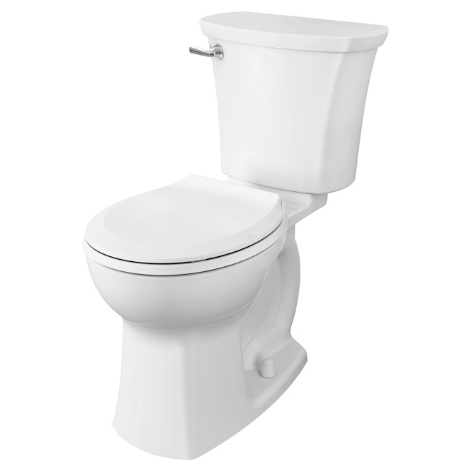 American Standard Edgemere 16.5in White EverClean Surface 4.8 L/Flush Toilet 765BA107.020 RONA