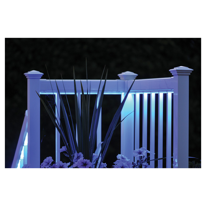 Regal Ideas LED Lighting Strip for 78in Railing Section White Gold
