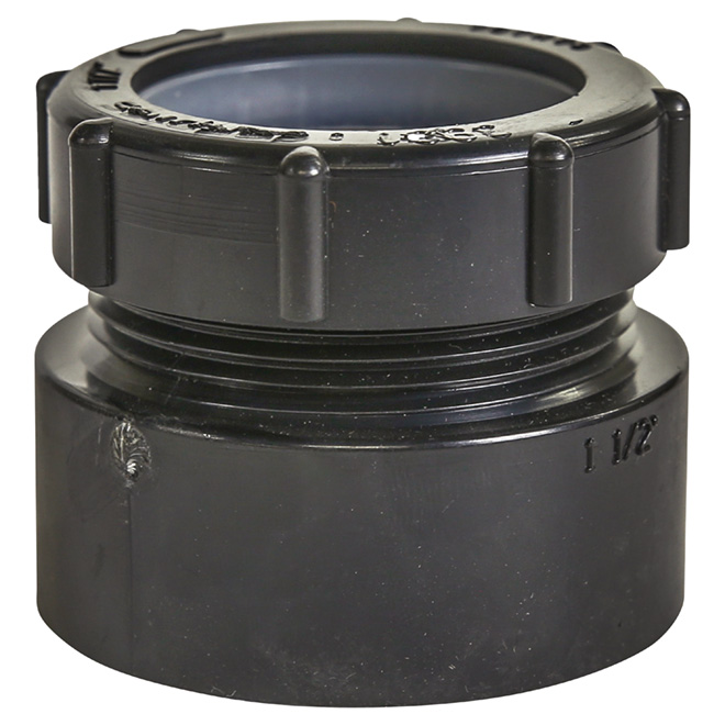 Ipex ABS Adapter Trap With Nut 1 1/2in Dia Male Inlet Thread