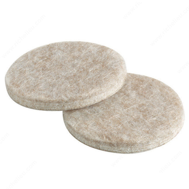 FELTAC SelfAdhesive Felt Pads Round Beige 3/8" 75/Pk 23104 RONA