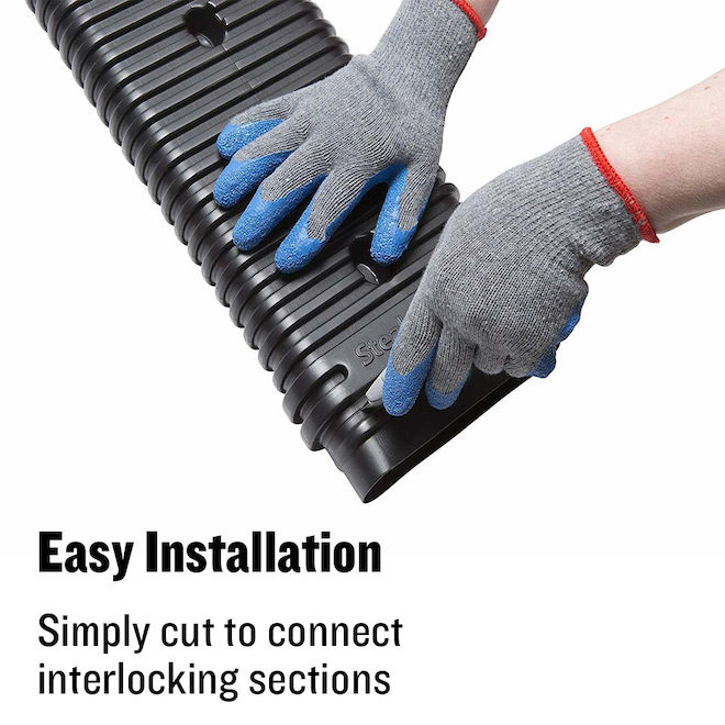 Amerimax Low Profile 24in Extender for Downspouts Black 4622 RONA