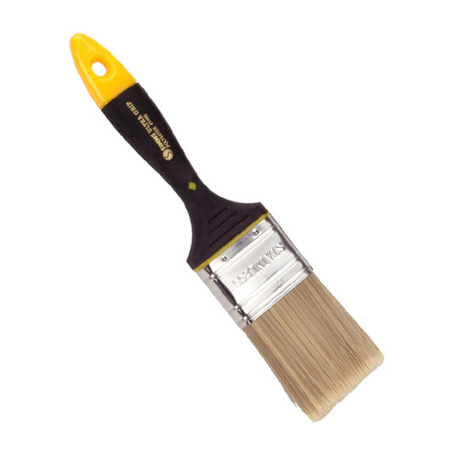 Simms Ultra Grip Flat Paint Brush Straight Stainless Steel Ferrule Synthetic Polyester 5
