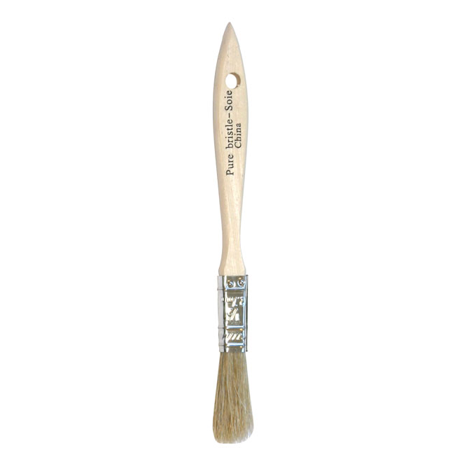 Simms Utility Paint Brush Industrial Applications Natural Bristle 3 15/16in W Wood