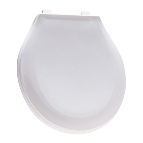 Mayfair Plastic Toilet Seat Round White Crane Deluxe Style Easy