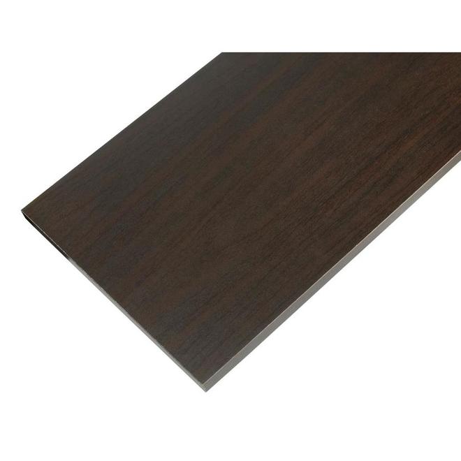 Rubbermaid Laminate Shelf Board Expresso 12in x 48in 1802063 RONA