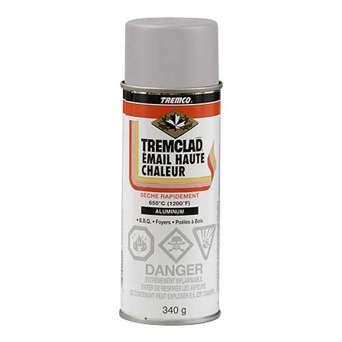TREMCLAD High Heat Spray Paint 340g Aluminum 29301522 RONA