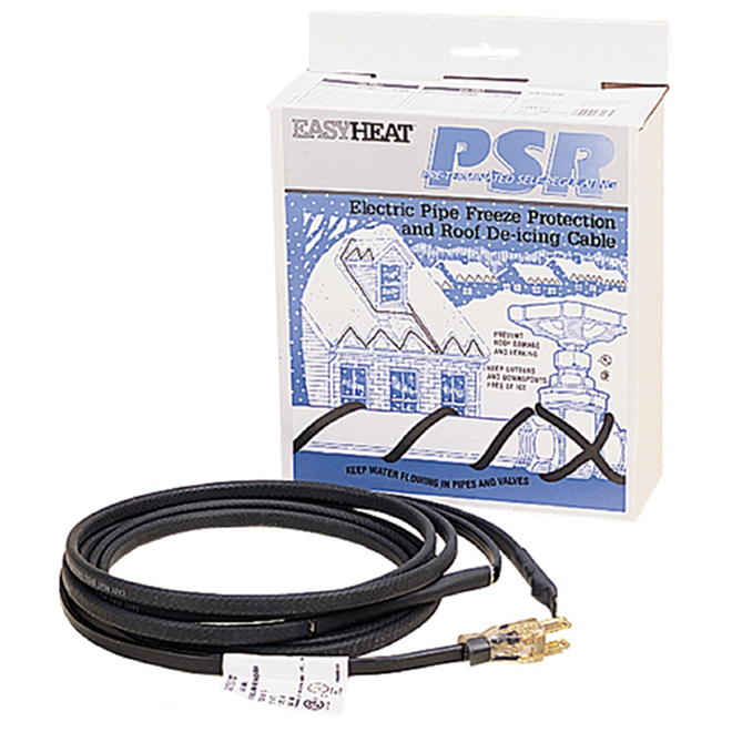EasyHeat Heating Cable for DeIcing Pipes, Gutters and Roofs PSR1006 RONA