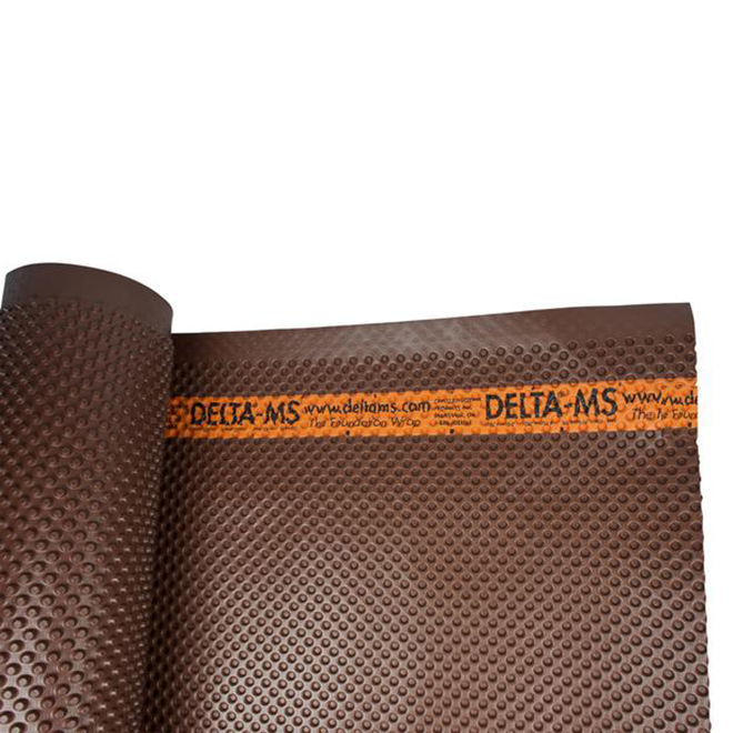Membrane imperméable pour fondations DeltaMS, 65 7/12 pi x 7 pi x 5/16