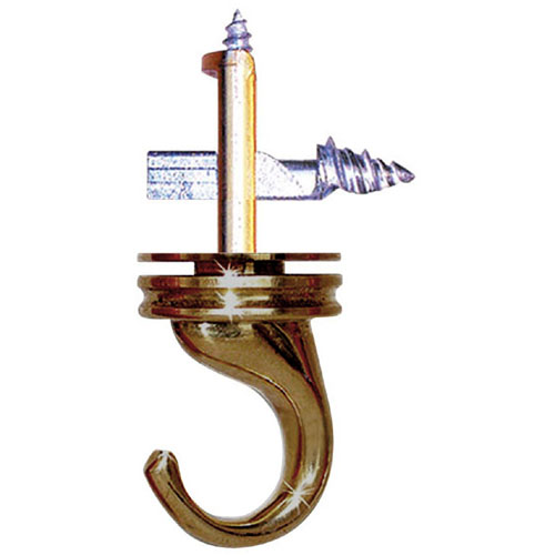 COBRA Swivel Ceiling Hook Steel Antique Brass 3234 RONA