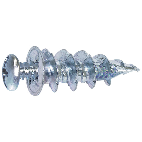 Cobra WallDriller Drywall Anchor 8 100 Per Pack Zinc Screws
