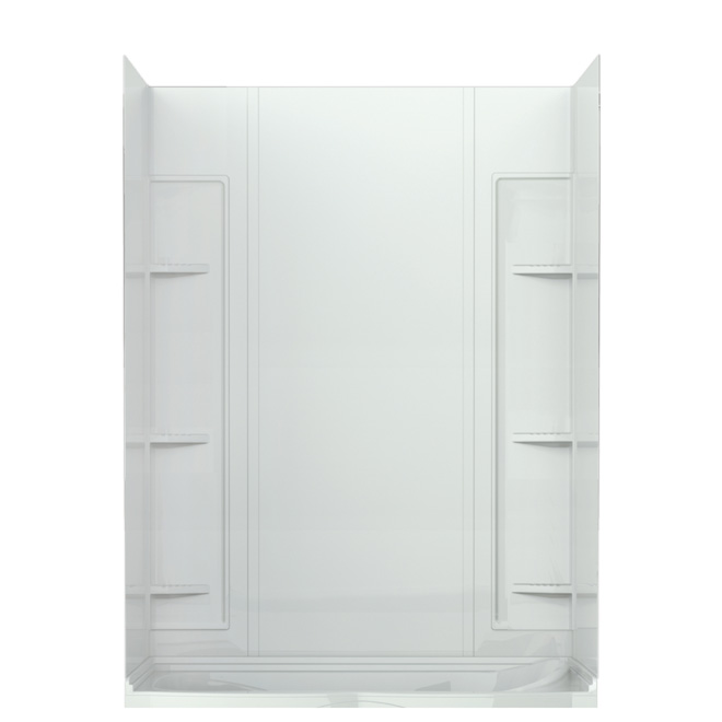 Technoform Maxima Tub Shower Surround 5Pieces Polystyrene White