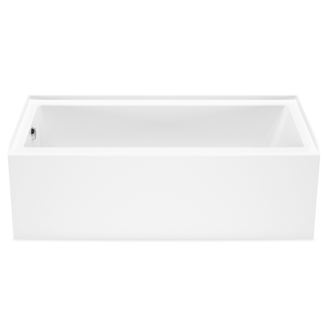 MAAX Bosca 16 x 30 x 60in White Acrylic Bathtub Left Drain