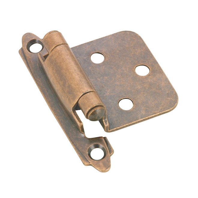 RICHELIEU Selfclosing hinge Antique Copper Pack of 2 BP134M41 RONA
