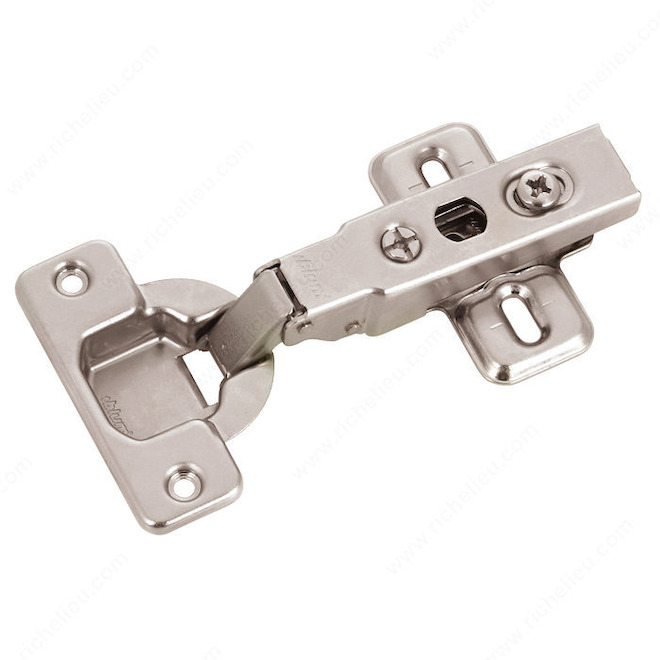 Richelieu EuropeanStyle Hinges 100° Nickel 2Pack BP71M25521180 RONA