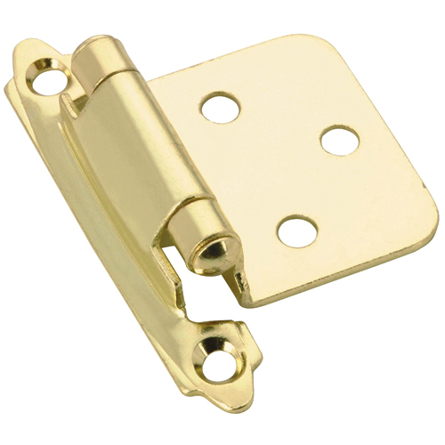 RICHELIEU SelfClosing Hinge SemiConcealed 10/PK Brass AP134130