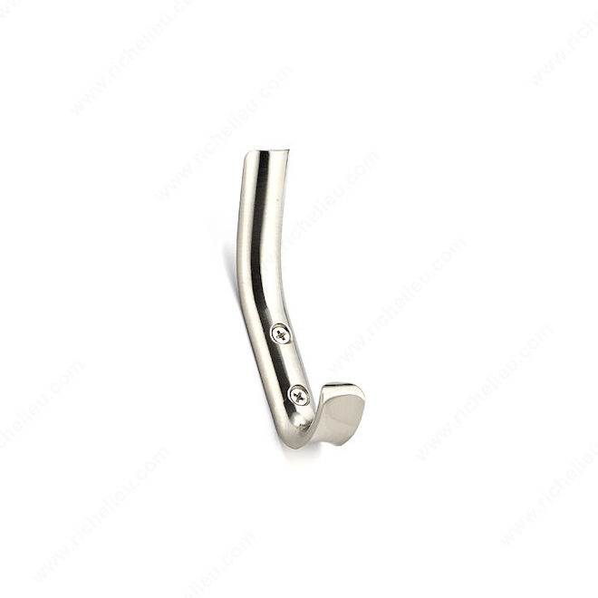 RICHELIEU Contemporary Double Hook Metal Brushed Nickel