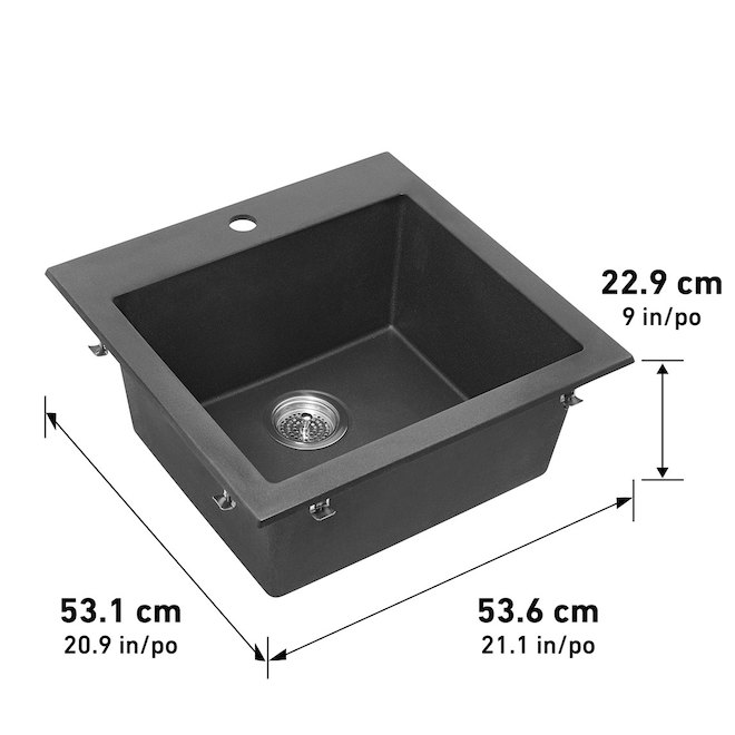 ARTIKA FOR LIVING Artika Vogue Single Kitchen Sink Composite Granite