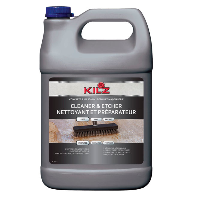 Kilz Concrete Cleaner and Etcher Indoor Full Strength 3.79 L