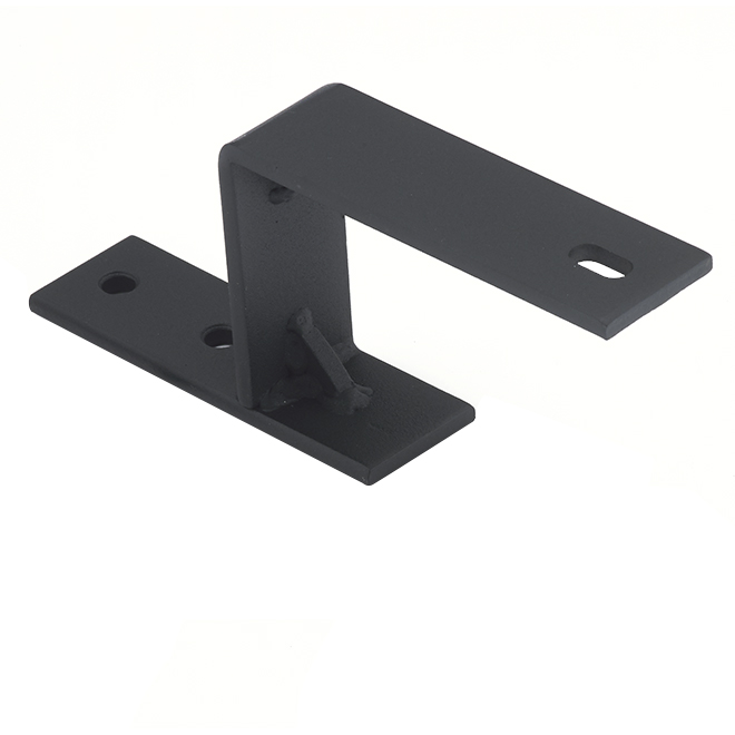 COLONIAL ELEGANCE ''Barn'' Double Rail Bracket 8 1/2'' Black