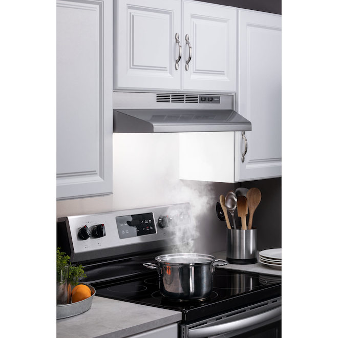 Broan BU2 24in Convertible Stainless Steel Range Hood