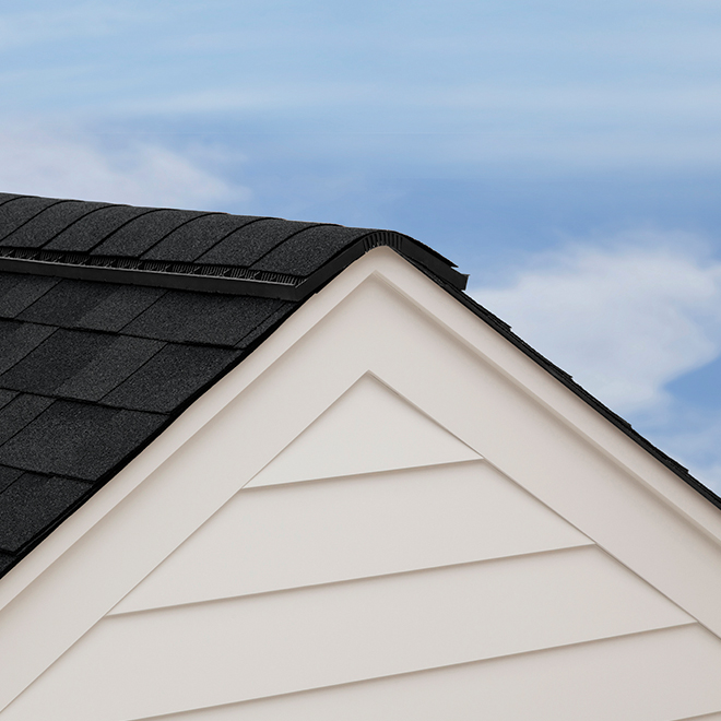 IKO Hip & Ridge Plus Shingles 29.5linear ft Black 4992007 RONA