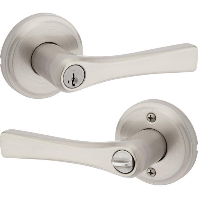 Weiser Katella Entry Lever for Exterior Doors with SmartKey Security
