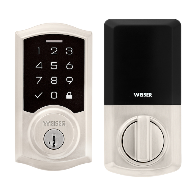 WEISER Electronics 270 SmartCode Satin Nickel SingleCylinder SmartKey