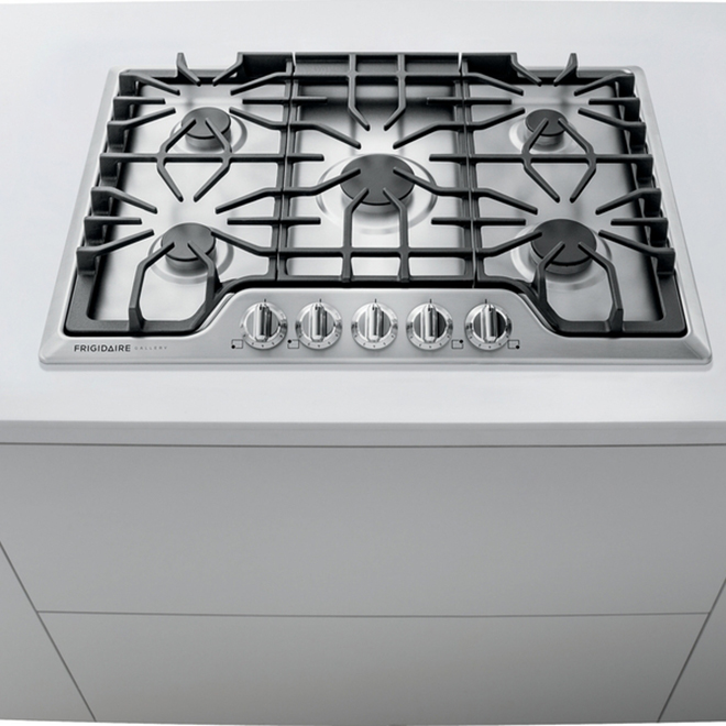 Frigidaire Gallery Gas Cooktop with 5 Burners 30in Stainless Steel