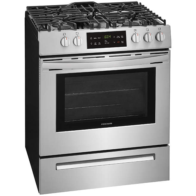 FRIGIDAIRE 30" Freestanding Gas Range 5.0 cu. ft. Stainless Steel