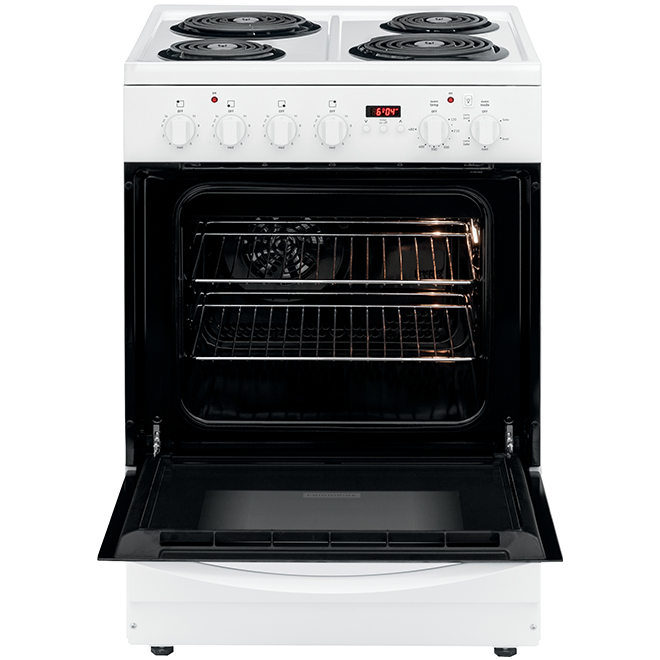 Frigidaire Freestanding Electric Range 4 Burner Coil Cooktop