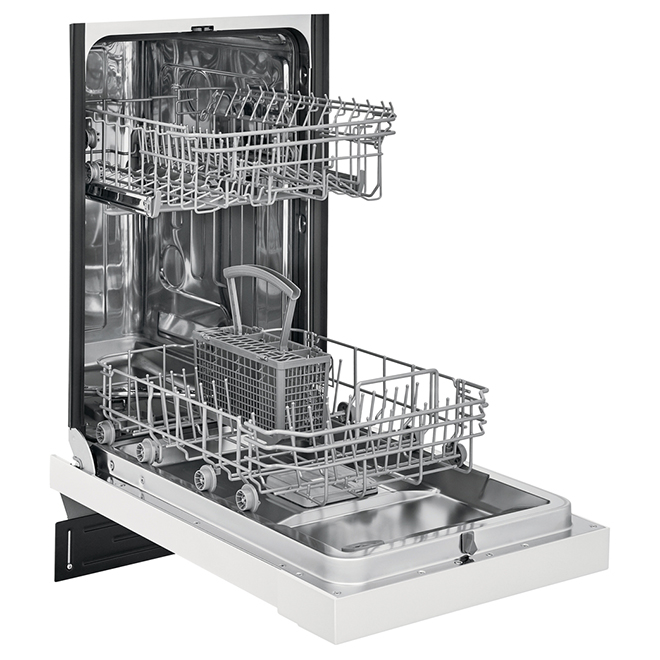 Frigidaire BuiltIn Dishwasher 8 Place Settings 18in White