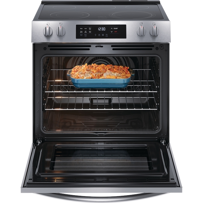 Frigidaire Stainless Steel 30in Freestanding Electric Range Self