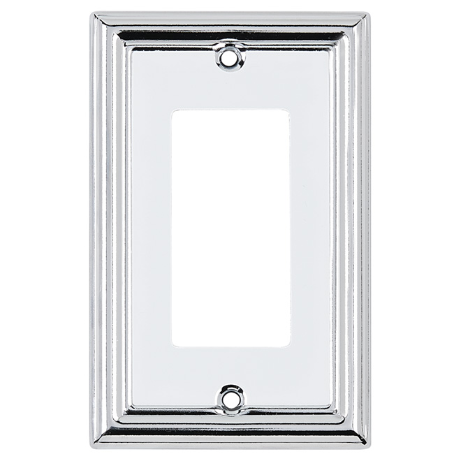 ATRON Plaque «Estate», bascule, métal, blanc/chrome 2504RRO RONA
