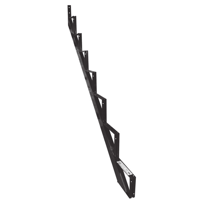 PYLEX 7Step Stair Stringer Black 13907 RONA