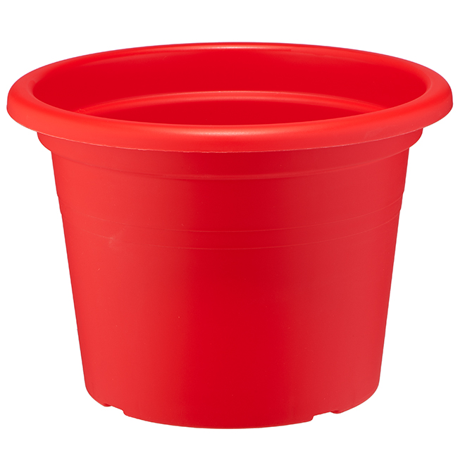 TERAPLAST Plastic Flower Pot 12" Red 01001030010 RONA