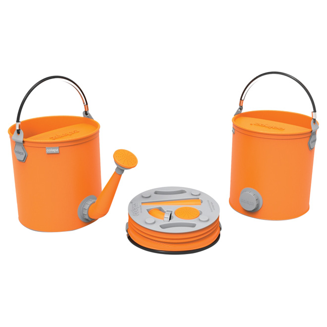 COLAPZ Watering Can and Bucket, 7 L 2in1 Orange CW0306 RONA