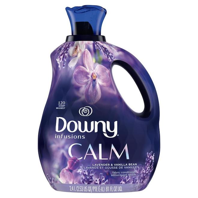 Assouplissant liquide Downy Infusions, parfum lavande et gousse de