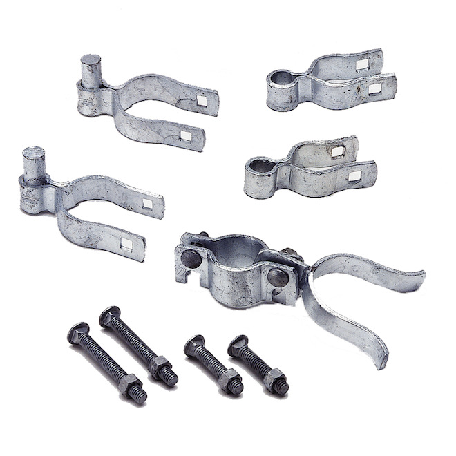 Master Halco 17/8in Galvanized Steel Single Swing Gate Hardware Kit with Fork Latch N09881 RONA
