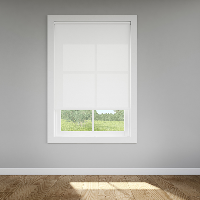 Levolor Roller Shade Light Filter Vinyl 55in x 72in White