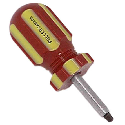 Fuller Stubby Screwdriver Golden Grip Handle Square Drive 2 1
