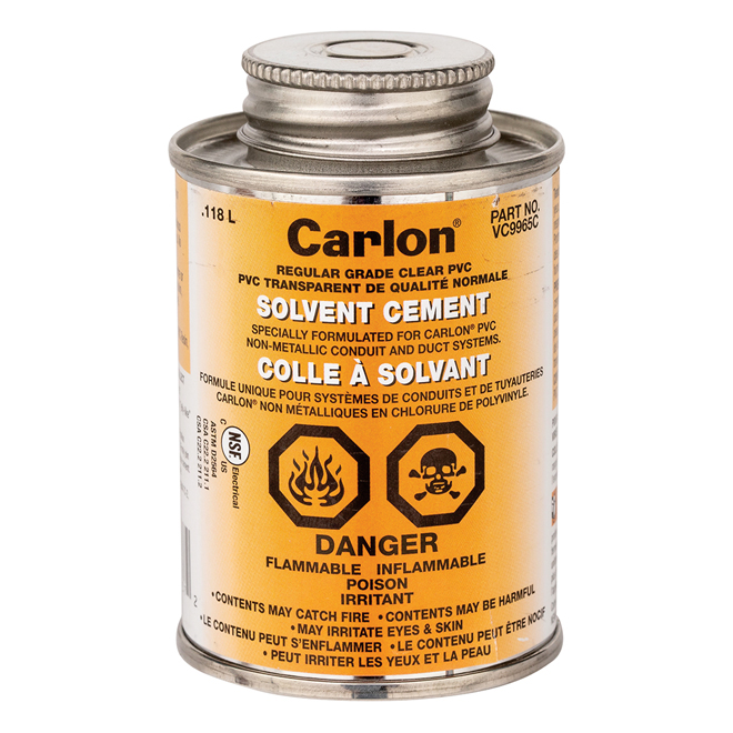 CARLON Carlon Standard Clear Solvent Cement VC9965CRT RONA
