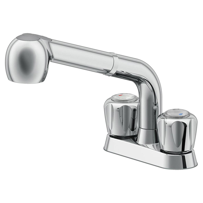 Uberhaus PullDown Laundry Tub Faucet Chrome 2.2 GPM 150305 RONA
