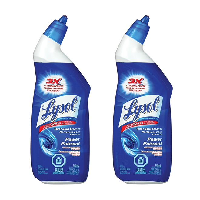 Lysol Toilet Bowl Cleaner 710 mL Pack of 2 10059631823127 RONA