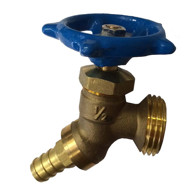 Waterline 1/2in x 3/4in Brass Boiler Drain Valve 1440144LW RONA