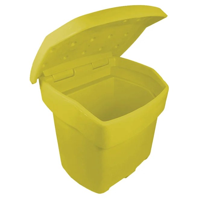 TILLSONBRANDS Bac de rangement extérieur, jaune, 140 kg MS140YEL RONA
