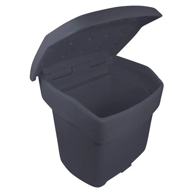 TILLSONBRANDS Bac de rangement extérieur, gris, 140 kg MS140GRY RONA