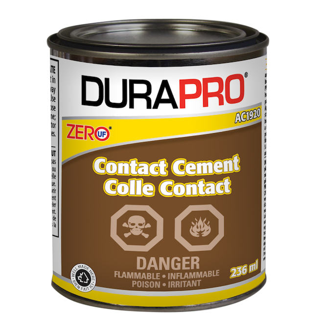 DURAPRO Colle contact au caoutchouc, 236 mL AC1920236 RONA