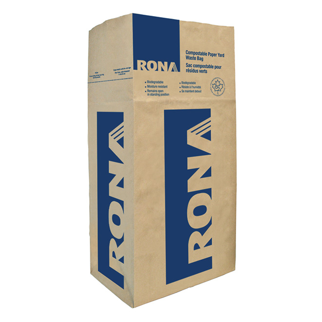 RONA Compostable Paper Yard Waste Bags Large size 10/Pack ES30107